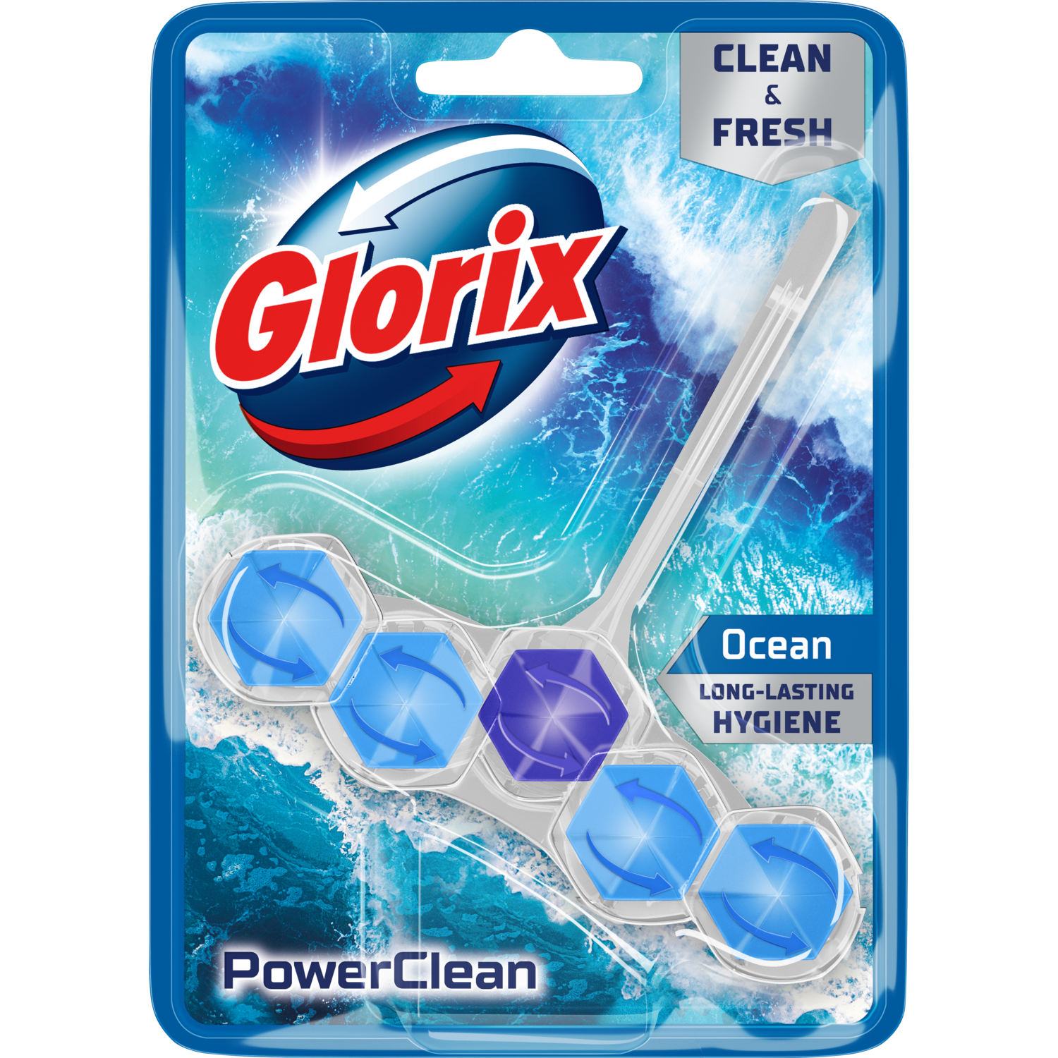 Glorix Toiletblok ocean