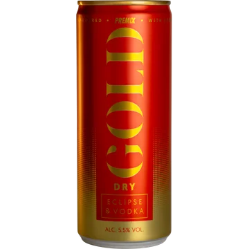 Gold Dry Eclipse & Vodka Premix 250 ml