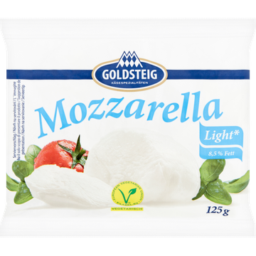 Goldsteig Mozzarella 8,5% Fett Kaas 220 g