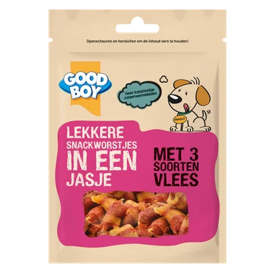 Good Boy Hondensnacks pigs in blankets