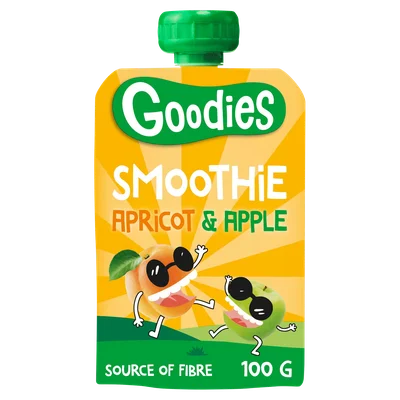 Goodies Knijpfruit Smoothie Abrikoos & Appel 100 g