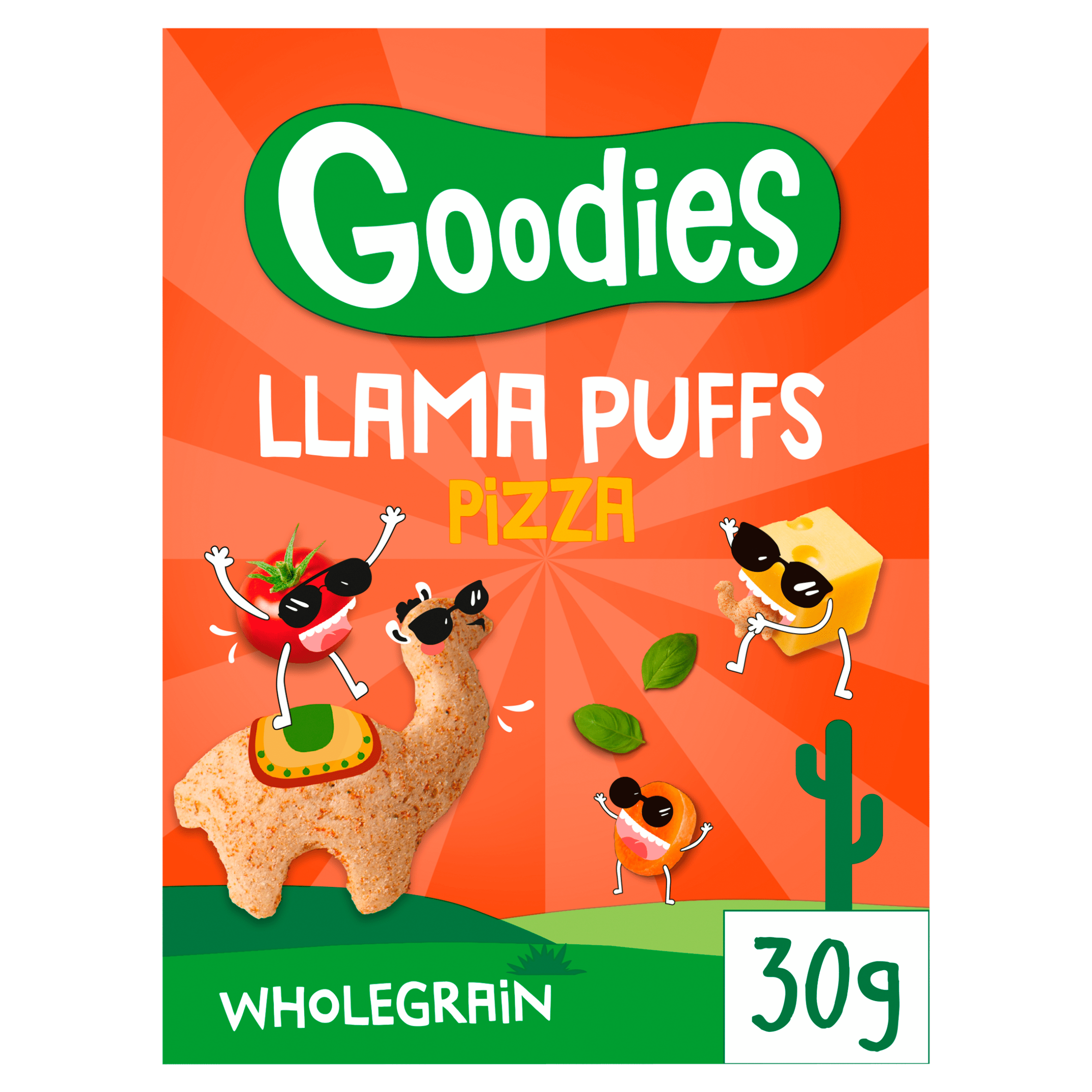 Goodies Lama Puffs pizza Zak 30 g