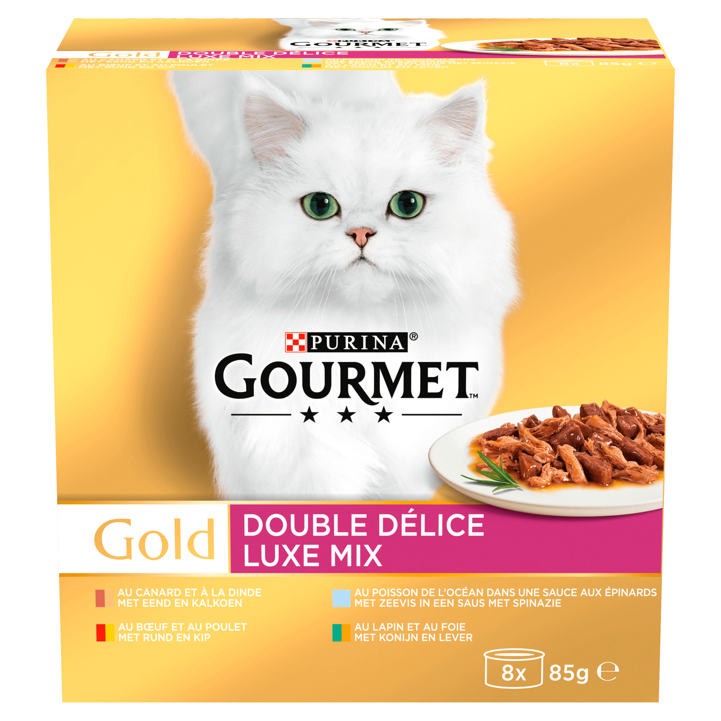 Gourmet Gold Luxe Mix Kattenvoer nat
