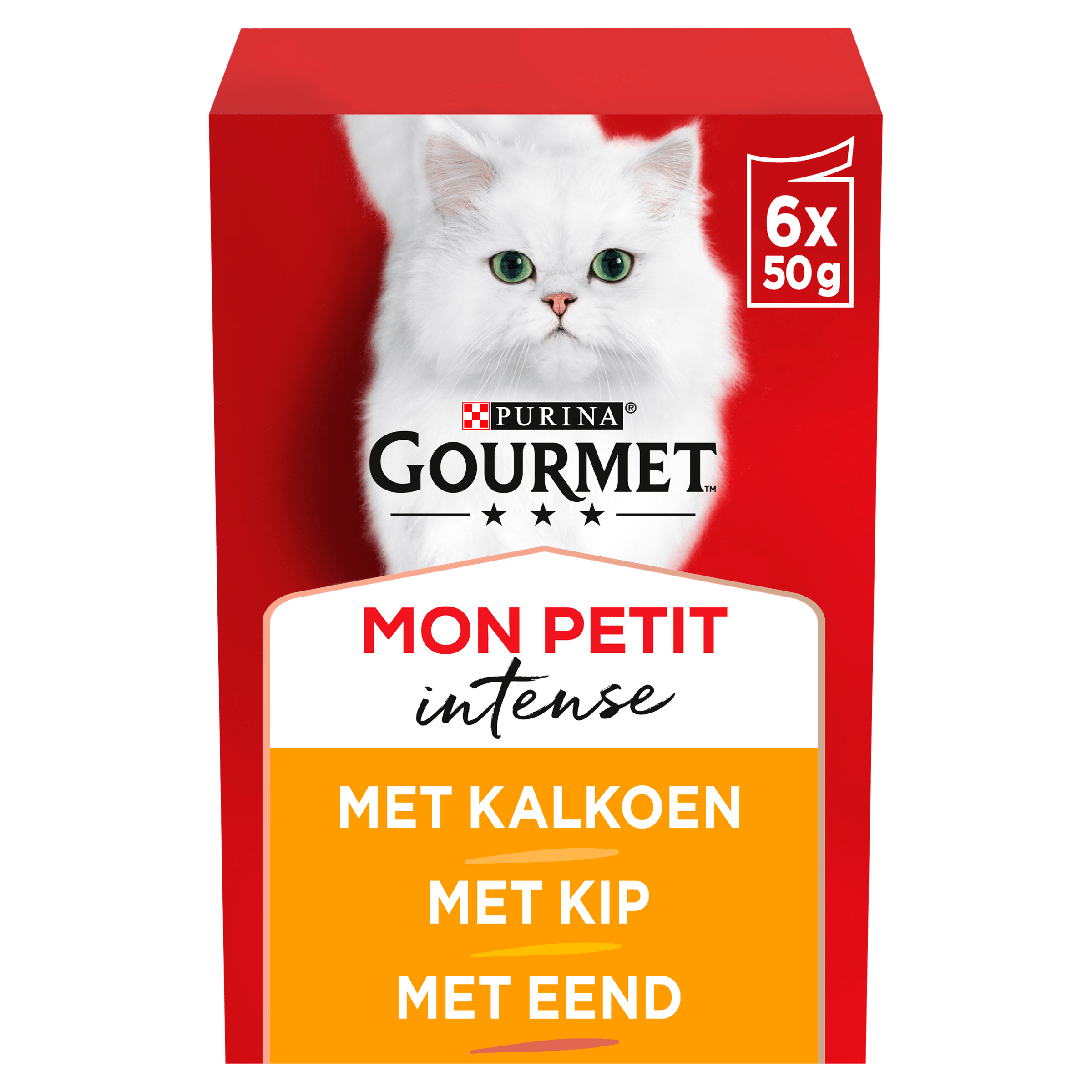 Gourmet Mon Petit Intense kattenvoer gevogelte Doos 6 st