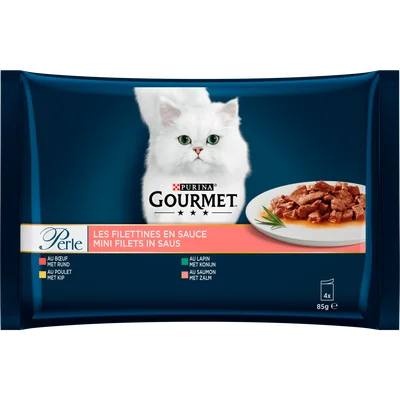 Gourmet Perle minifilets in saus met groenten 4 stuks