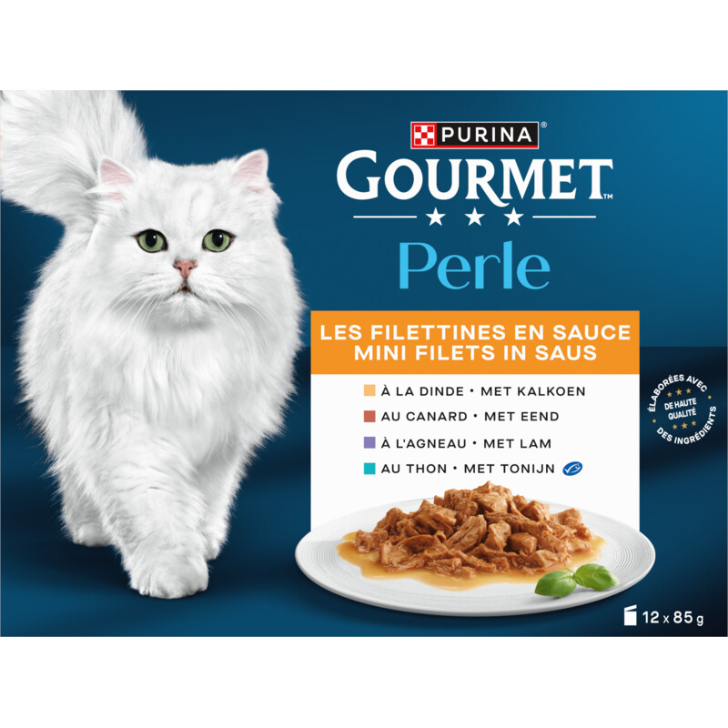 Gourmet Perle minifilets in saus eend tonijn lam