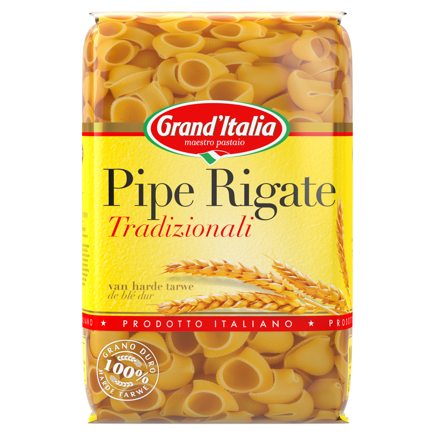 Grand'Italia Pasta Pipe Rigate Zak 500 g