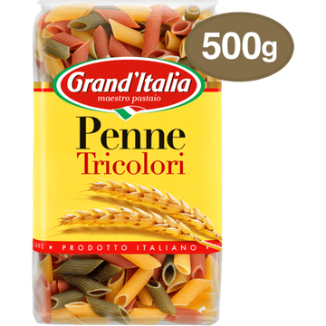 Grand'Italia Penne tricolore Stazak 500 g