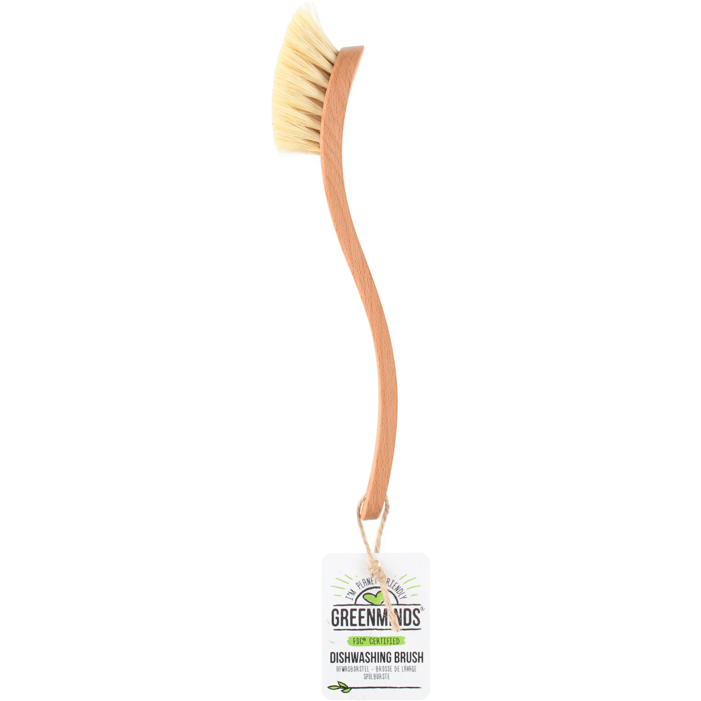 Greenminds Afwasborstel hout Stuk 1 st
