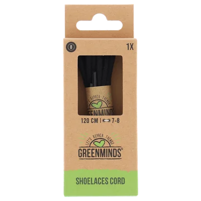 Greenminds Koordveter Fijn Zwart 120cm 1p