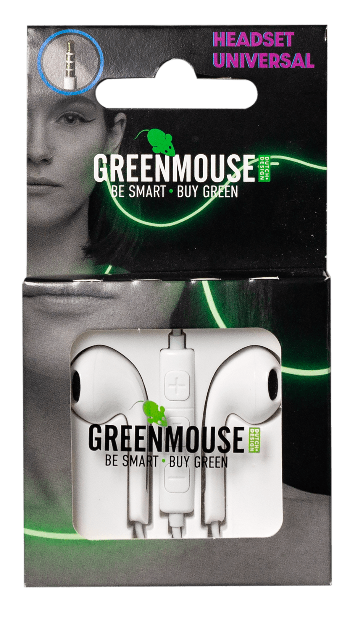 GreenMouse Headset Connection 3.5 mm Wikkel 32 g