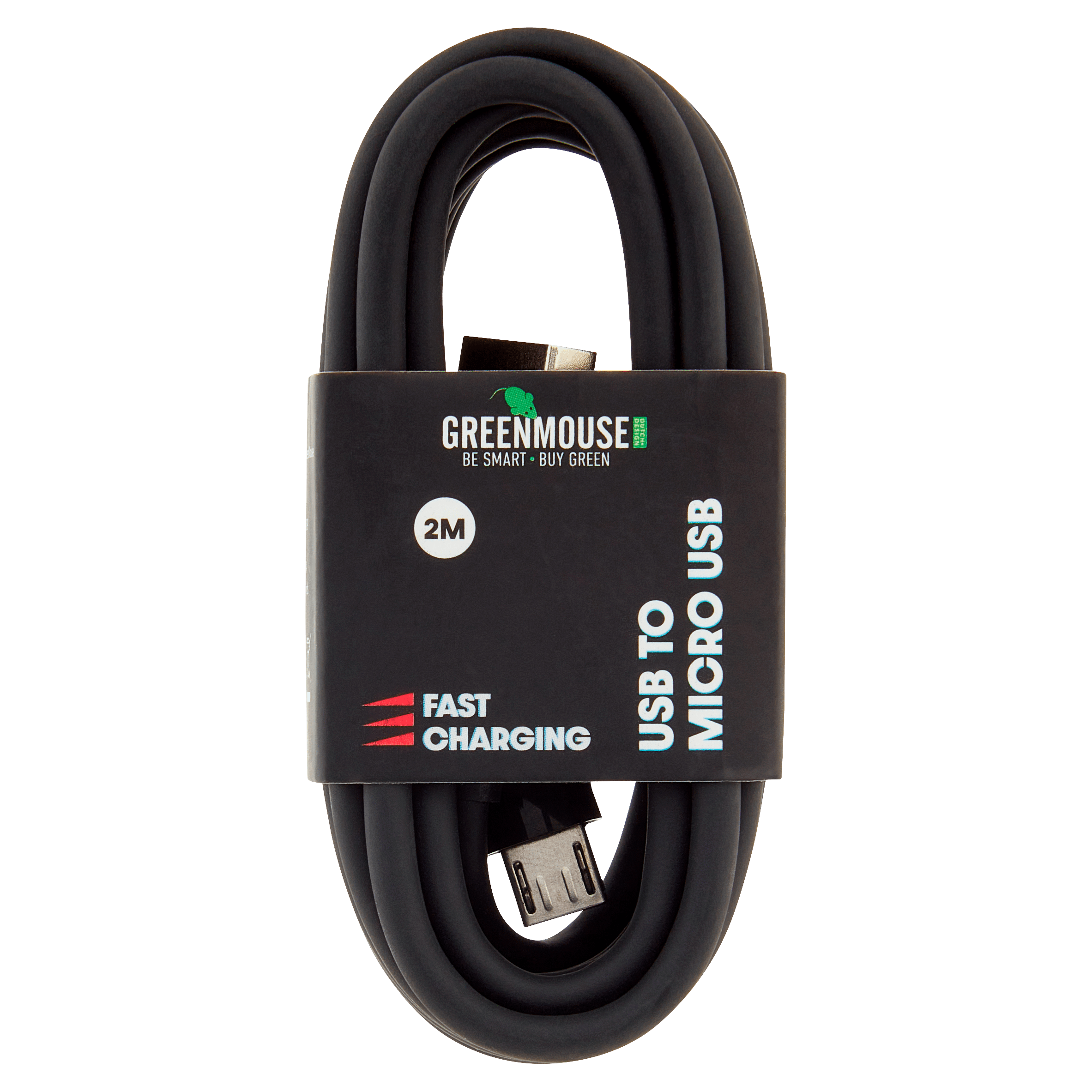 GreenMouse Micro USB data cable 2meter Doos 1 st