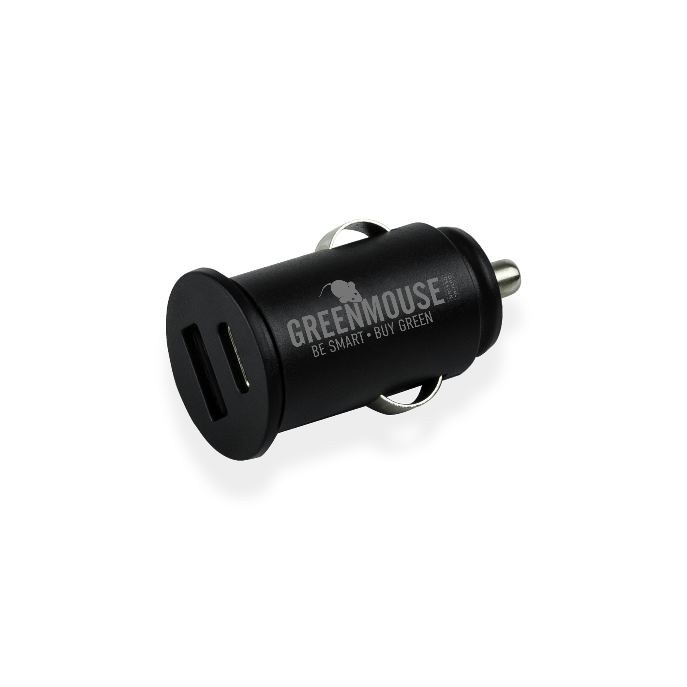 GreenMouse Car Charger USB & USB-C Black