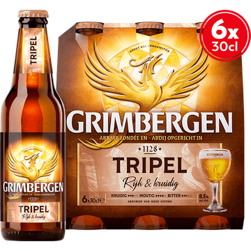 Grimbergen - Tripel - Fles - 6 x 300ML