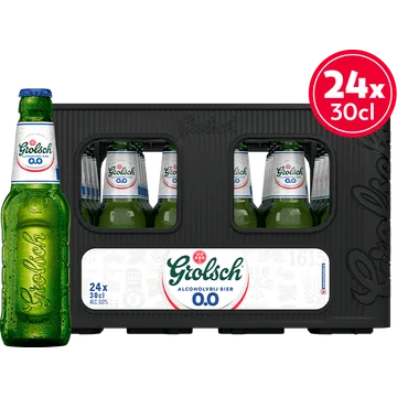 Grolsch - 0.0% Alcoholvrij - Krat - 24 x 300ML