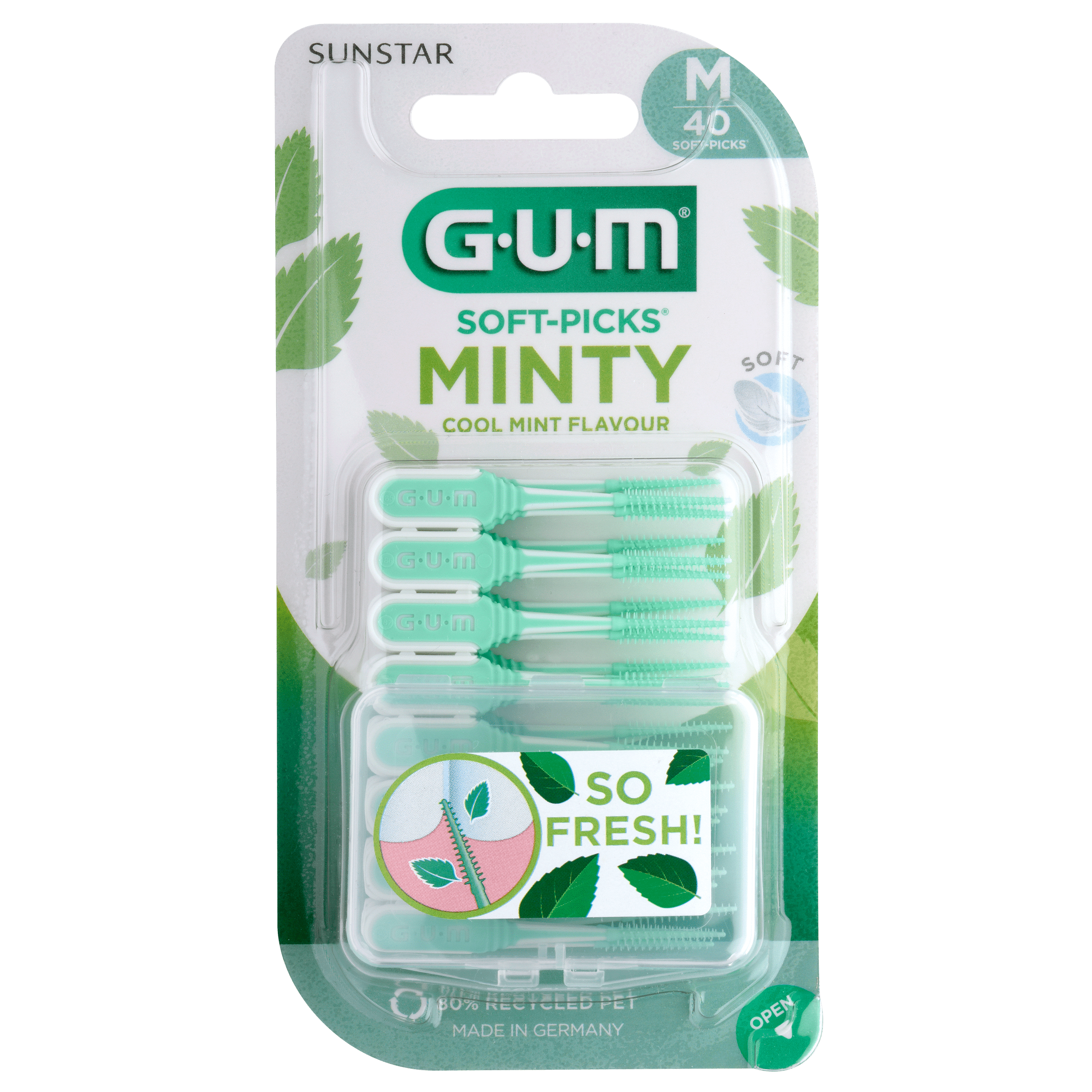GUM SP comfort flex mint medium Blister 40 st