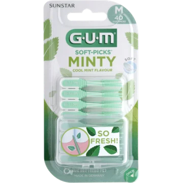 GUM Soft-Picks Mint Medium 40 Stuks