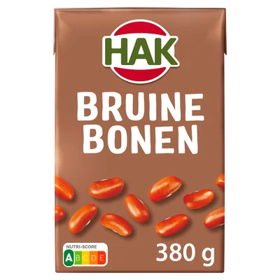 Hak Bruine bonen in pak Pak 380 g