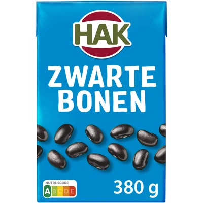 HAK Zwarte Bonen 380g