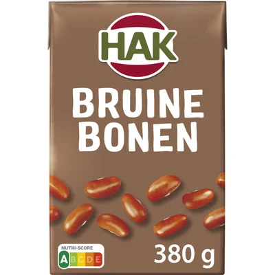 Hak Bruine Bonen 380 g