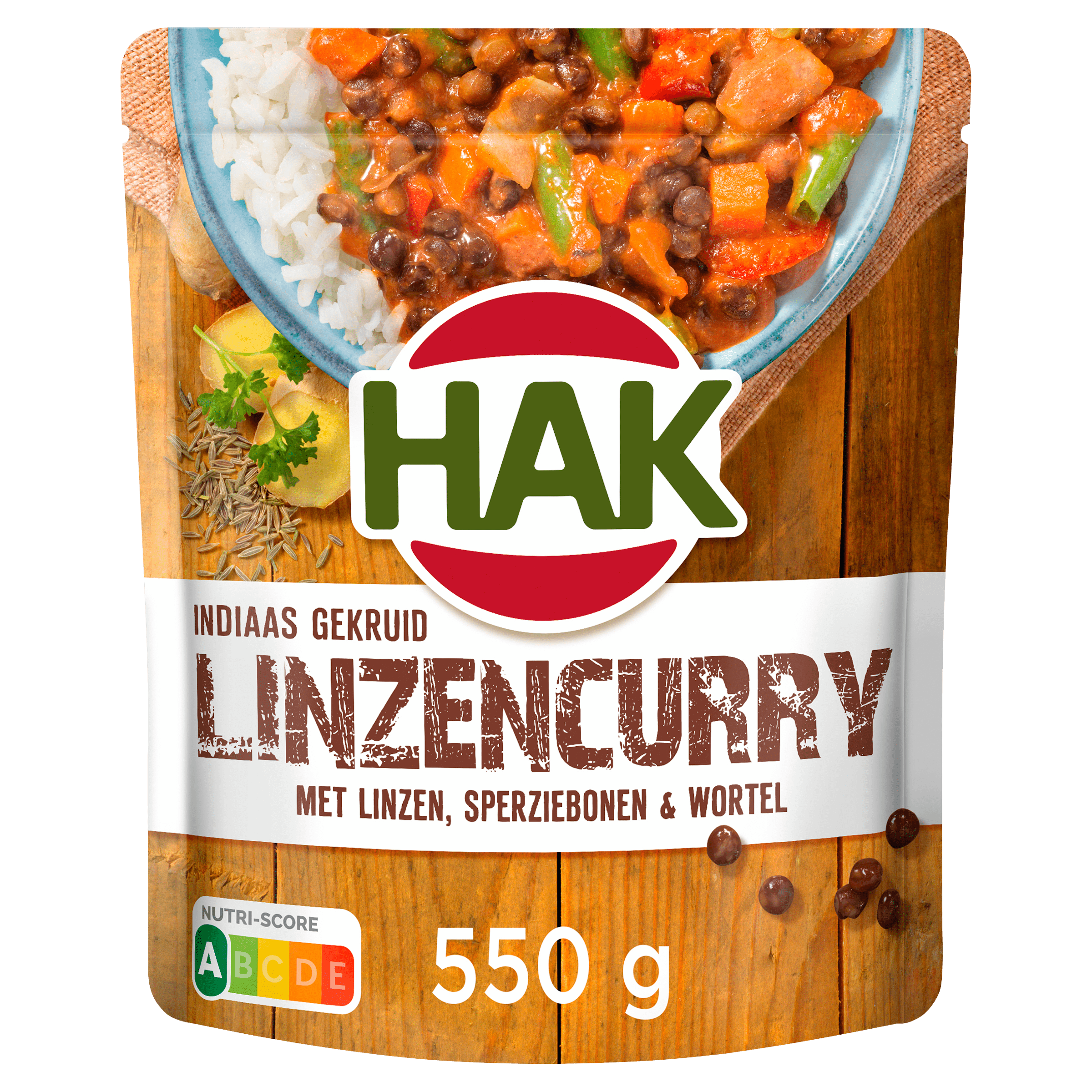Hak Linzen curryschotel Stazak 550 g