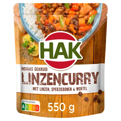 Hak Linzen curryschotel Stazak 550 g