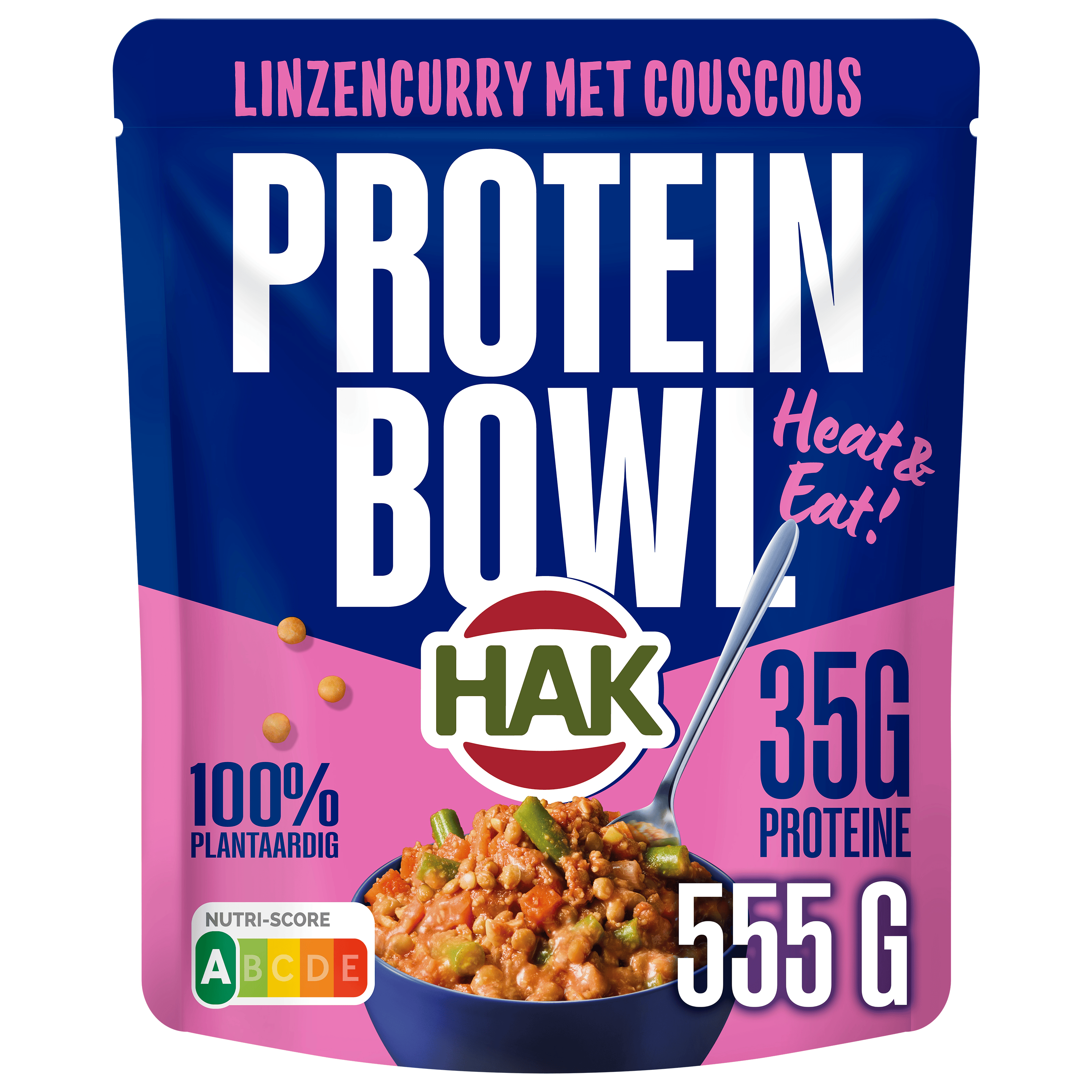 Hak Linzencurry Proteïne Bowl Stazak 555 g