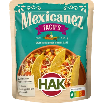 Hak Mexicanez Taco's 550 g