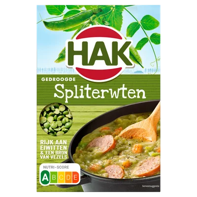 Hak Gedroogde Spliterwten 500 g