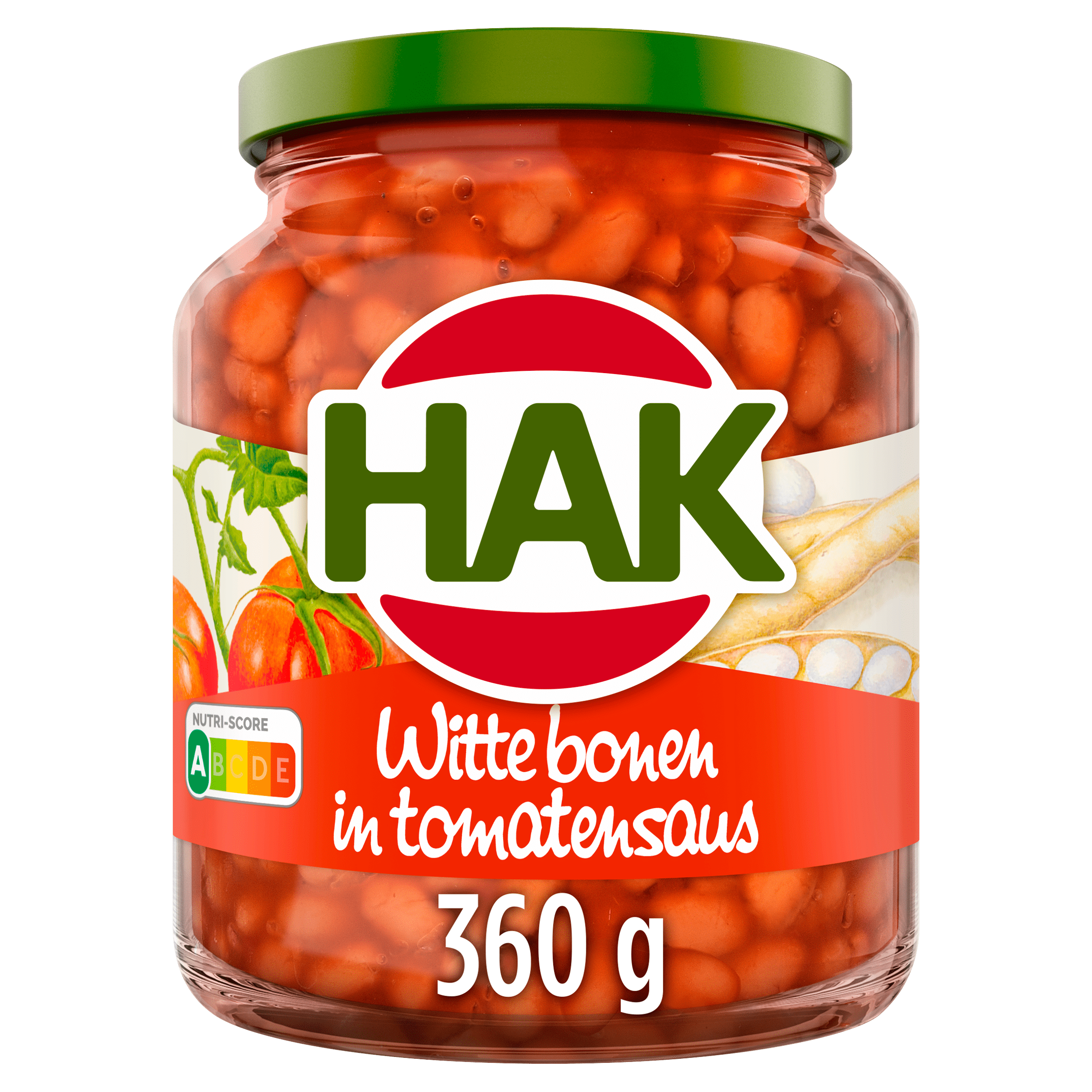 Hak Witten bonen in tomatensaus Pot 360 g