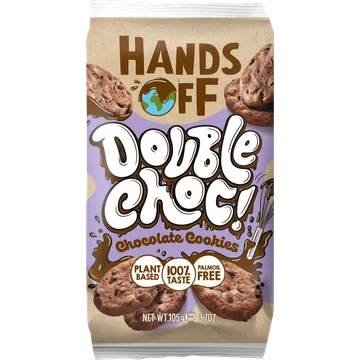 Hands Off Double Choc! Chocolate Cookies 105 g