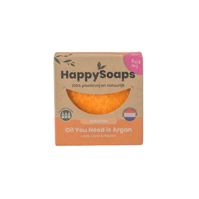 HappySoaps Shampoo Bar Oil You Need Argan Doos 70 g