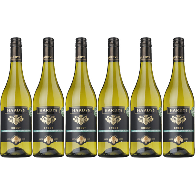 Hardys Chardonnay sauvignon blanc 6 flessen