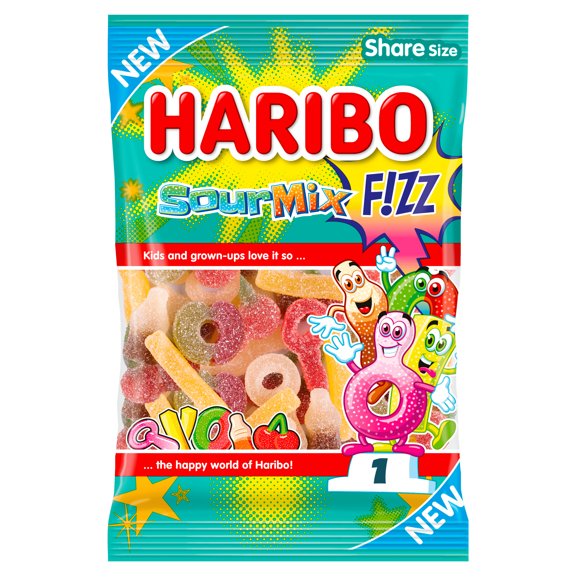 Haribo Sour mix Zak 200 g