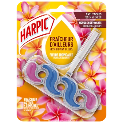 Harpic toiletblok tropische bloemen Blister 35 g