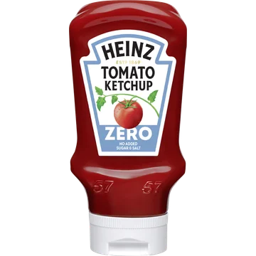 Heinz Tomaten Ketchup Zero (zonder toegevoegde suikers & zout) 570 ml
