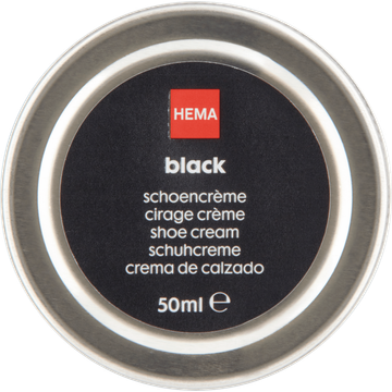 HEMA Schoencrème Zwart 50ml