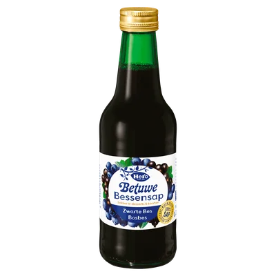 Hero Betuwe Bessensap Zwart bes &amp; Bosbes Fles 250 ml