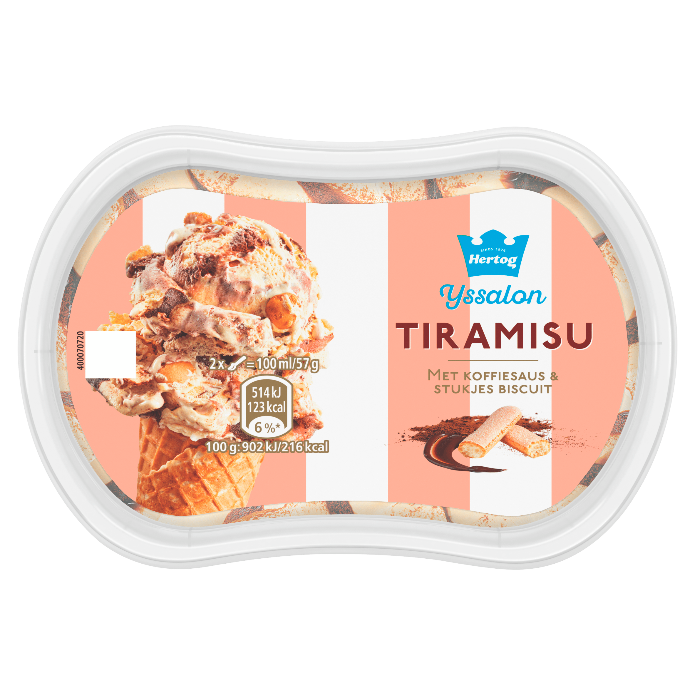 Hertog Hertog Tiramisu 200 ml Kuipje 200 ml