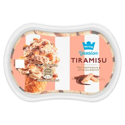 Hertog Hertog Tiramisu 200 ml Kuipje 200 ml