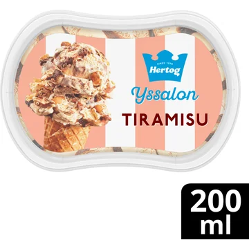 Hertog IJssalon Mini IJs Tiramisu 200 ml
