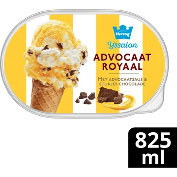 Hertog IJssalon advocaat royaal Kuipje 825 ml