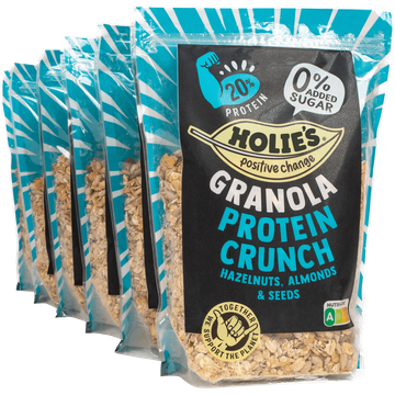 Holie's Granola Protein Crunch Hazelnuts, Almonds & Seeds 6 x 350 g