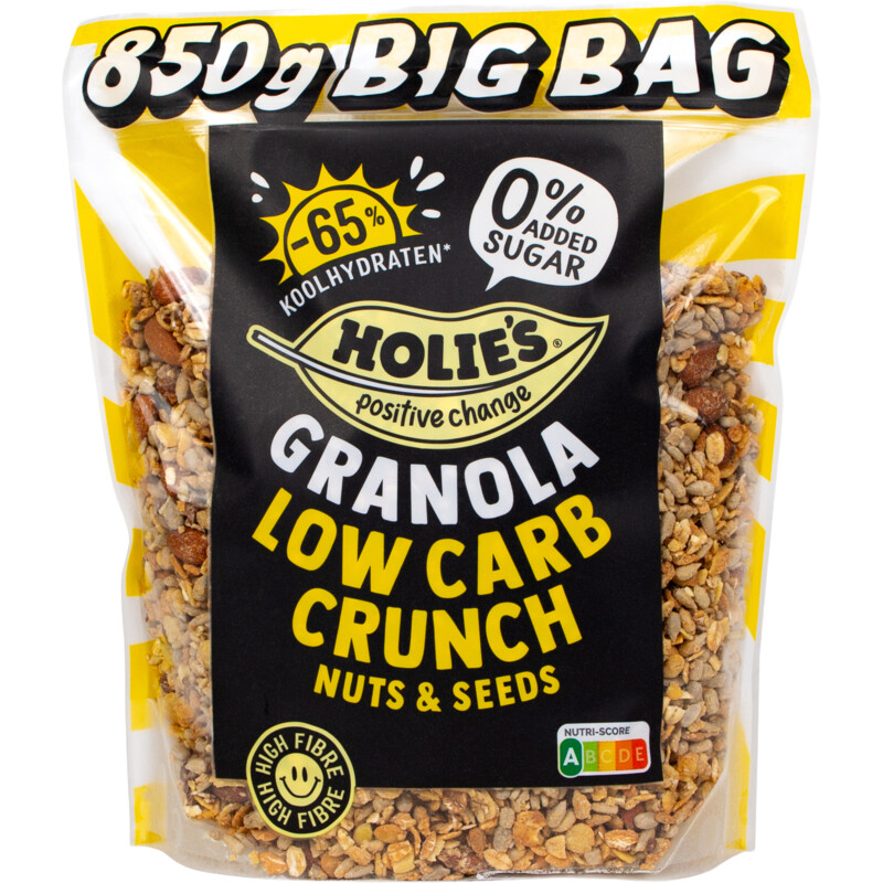 Holie's Granola Low Carb Crunch Nuts & Seeds Big Bag 850 g
