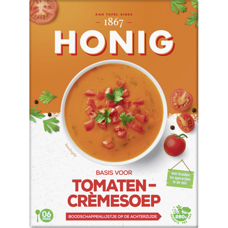 Honig Basis voor tomaten-cremesoep