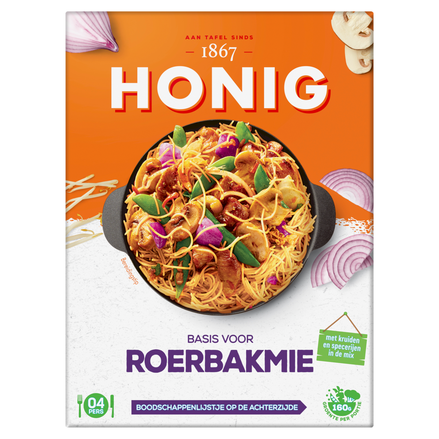 Honig Kruidenmix roerbakmie