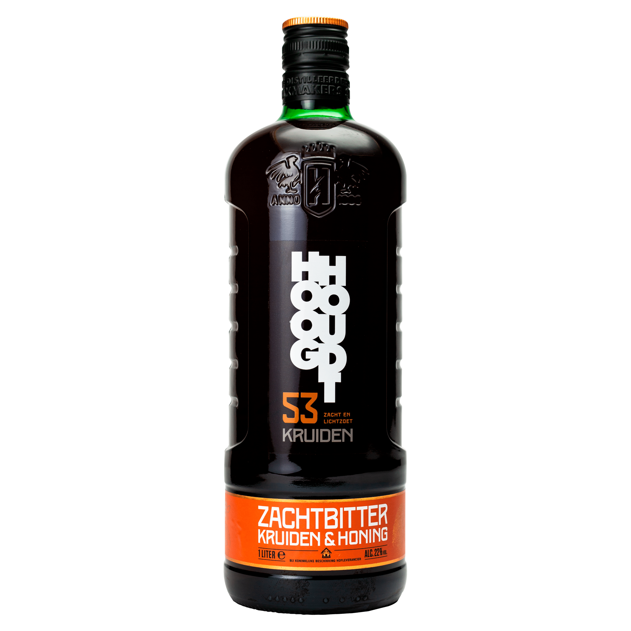 Hooghoudt Zachtbitter 53 Kruiden Fles 1000 ml
