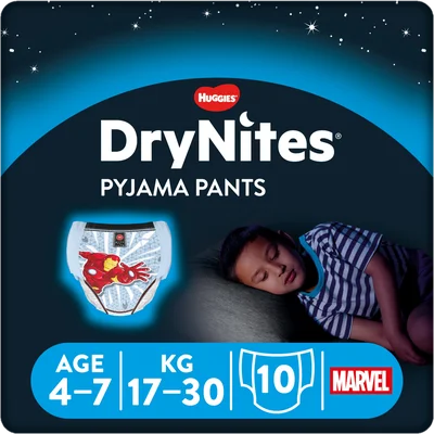 Huggies DryNites Boy 13+ jaar Zak 9 st