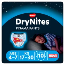 DryNites Absorberende Nachtbroekjes Boys - 4 tot 7 Jaar