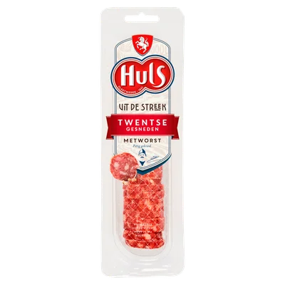 Huls Gesneden Twentse metworst Tray 175 g